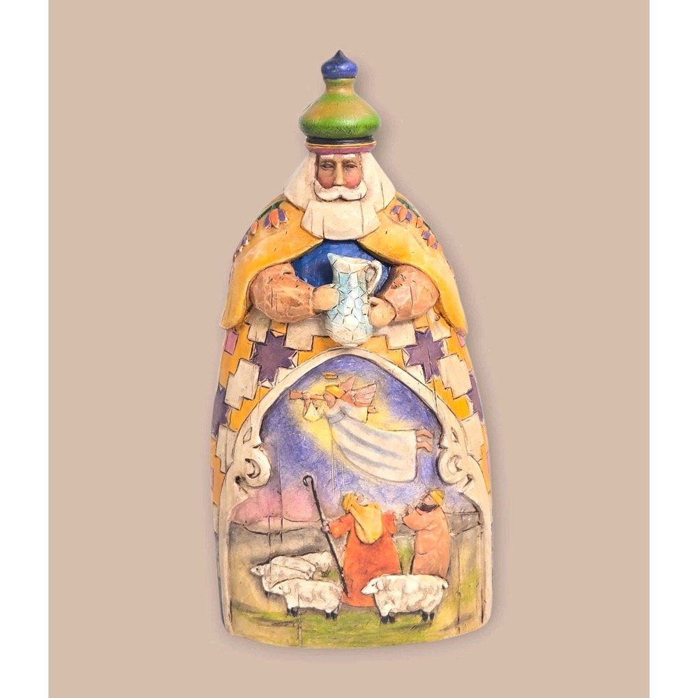Jim Shore 2004 Nativity Wiseman  Heartwood Creek‎ Figurine Let Every Replacement